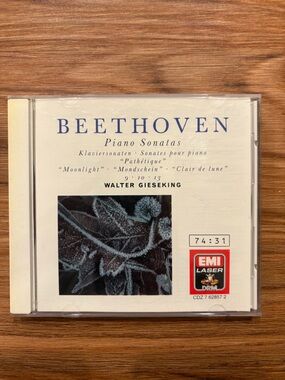 3/$10 Vintage Beethoven Piano Sonatas CD